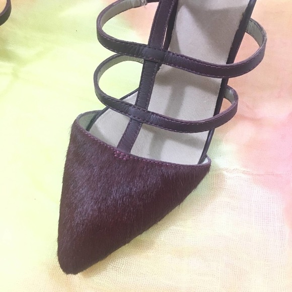 Renvy Calf Hair Sexy Silhouette Pumps Heels 7.5 - Picture 6 of 9